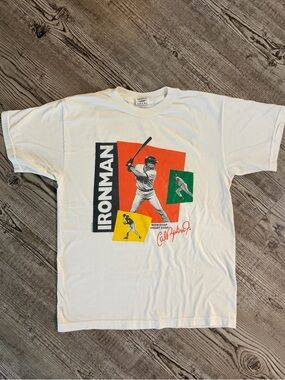 Vintage Cal Ripken Ironman Tee - 2131 Night (9/6/95) - Large - Baltimore Orioles